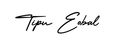 Looking for an artistic signature for Tipu Eobal? The AmerikaSignatureDemo-Regular calligraphy style gives a sophisticated flow suitable for business cards and emails. Tipu Eobal signature style 3 images and pictures png