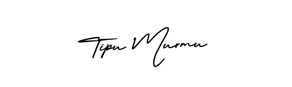 You should practise on your own different ways (AmerikaSignatureDemo-Regular) to write your name (Tipu Murmu) in signature. don't let someone else do it for you. Tipu Murmu signature style 3 images and pictures png