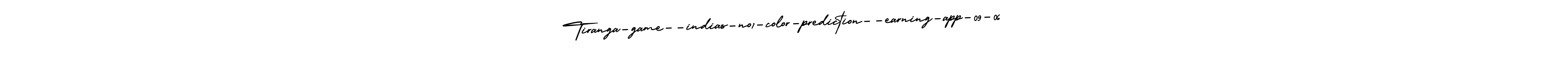 You should practise on your own different ways (AmerikaSignatureDemo-Regular) to write your name (Tiranga-game--indias-no1-color-prediction--earning-app-09-06) in signature. don't let someone else do it for you. Tiranga-game--indias-no1-color-prediction--earning-app-09-06 signature style 3 images and pictures png