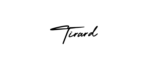 How to Draw Tirard signature style? AmerikaSignatureDemo-Regular is a latest design signature styles for name Tirard. Tirard signature style 3 images and pictures png