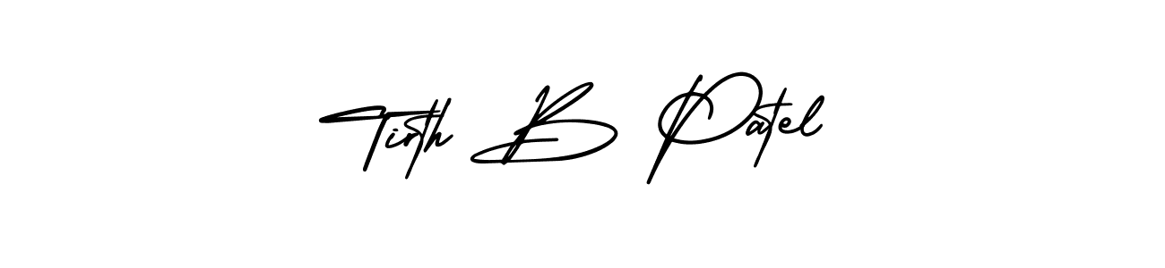 Make a beautiful signature design for name Tirth B Patel. Use this online signature maker to create a handwritten signature for free. Tirth B Patel signature style 3 images and pictures png