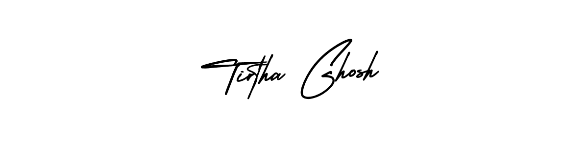 It looks lik you need a new signature style for name Tirtha Ghosh. Design unique handwritten (AmerikaSignatureDemo-Regular) signature with our free signature maker in just a few clicks. Tirtha Ghosh signature style 3 images and pictures png