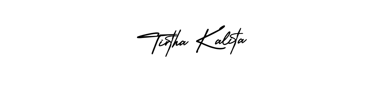 Make a beautiful signature design for name Tirtha Kalita. Use this online signature maker to create a handwritten signature for free. Tirtha Kalita signature style 3 images and pictures png