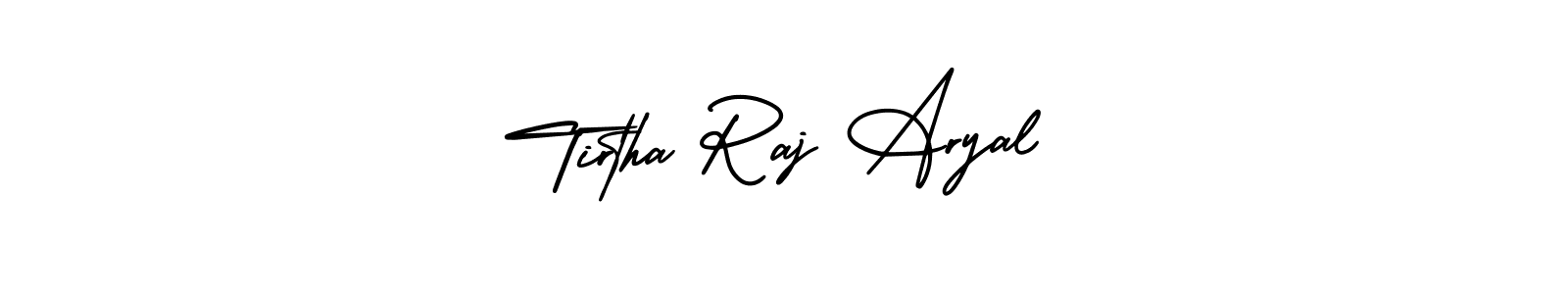 Check out images of Autograph of Tirtha Raj Aryal name. Actor Tirtha Raj Aryal Signature Style. AmerikaSignatureDemo-Regular is a professional sign style online. Tirtha Raj Aryal signature style 3 images and pictures png