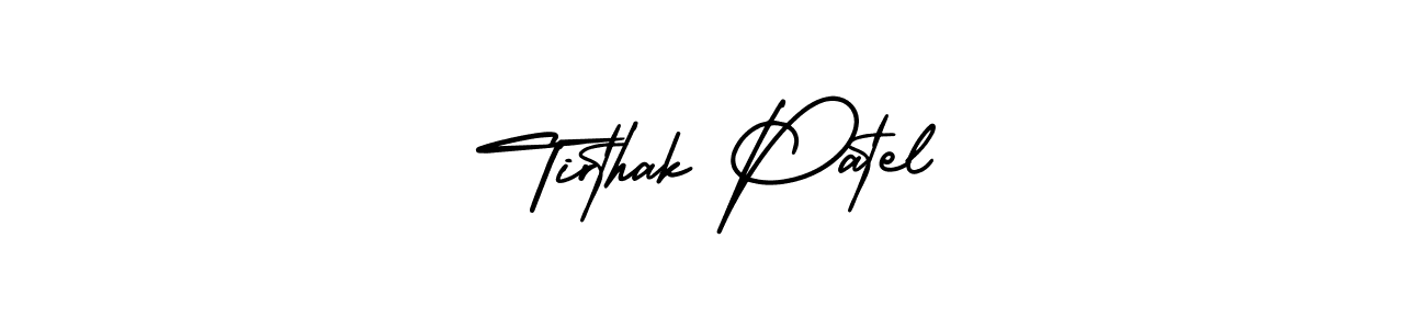 You can use this online signature creator to create a handwritten signature for the name Tirthak Patel. This is the best online autograph maker. Tirthak Patel signature style 3 images and pictures png