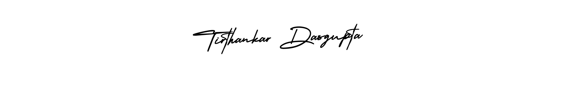 The best way (AmerikaSignatureDemo-Regular) to make a short signature is to pick only two or three words in your name. The name Tirthankar Dasgupta include a total of six letters. For converting this name. Tirthankar Dasgupta signature style 3 images and pictures png