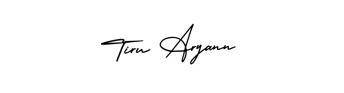 Also we have Tiru Aryann name is the best signature style. Create professional handwritten signature collection using AmerikaSignatureDemo-Regular autograph style. Tiru Aryann signature style 3 images and pictures png