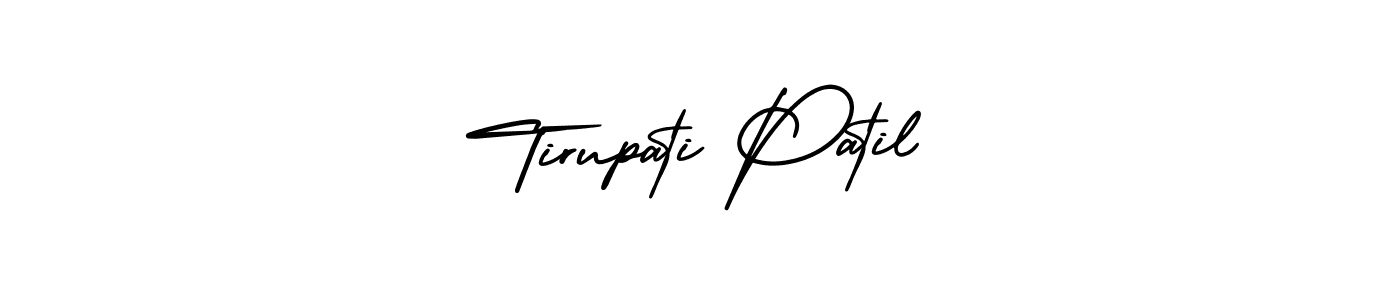 Use a signature maker to create a handwritten signature online. With this signature software, you can design (AmerikaSignatureDemo-Regular) your own signature for name Tirupati Patil. Tirupati Patil signature style 3 images and pictures png