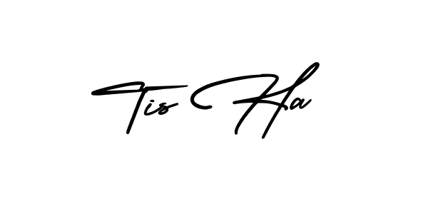 It looks lik you need a new signature style for name Tis Ha. Design unique handwritten (AmerikaSignatureDemo-Regular) signature with our free signature maker in just a few clicks. Tis Ha signature style 3 images and pictures png