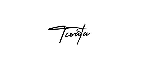 if you are searching for the best signature style for your name Tisata. so please give up your signature search. here we have designed multiple signature styles  using AmerikaSignatureDemo-Regular. Tisata signature style 3 images and pictures png