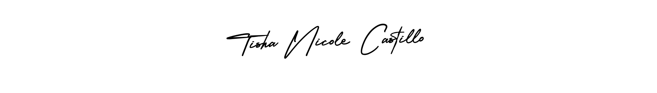 Also You can easily find your signature by using the search form. We will create Tisha Nicole Castillo name handwritten signature images for you free of cost using AmerikaSignatureDemo-Regular sign style. Tisha Nicole Castillo signature style 3 images and pictures png