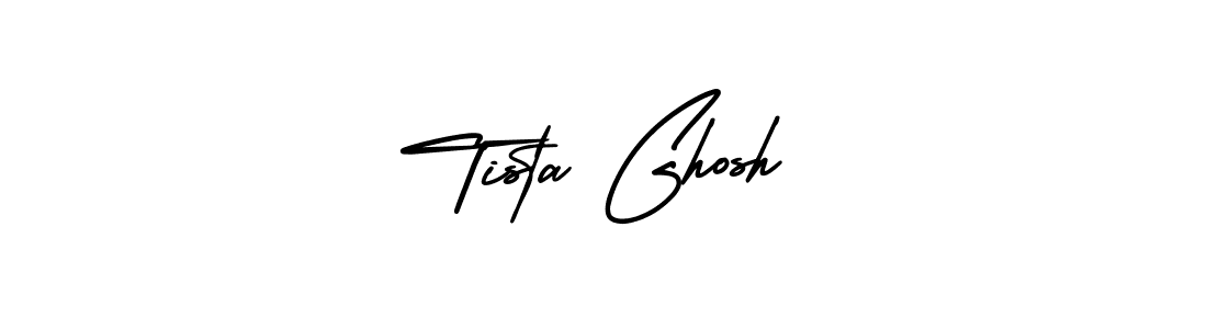 How to make Tista Ghosh name signature. Use AmerikaSignatureDemo-Regular style for creating short signs online. This is the latest handwritten sign. Tista Ghosh signature style 3 images and pictures png