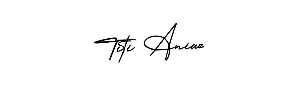 Make a beautiful signature design for name Titi Aniaz. Use this online signature maker to create a handwritten signature for free. Titi Aniaz signature style 3 images and pictures png
