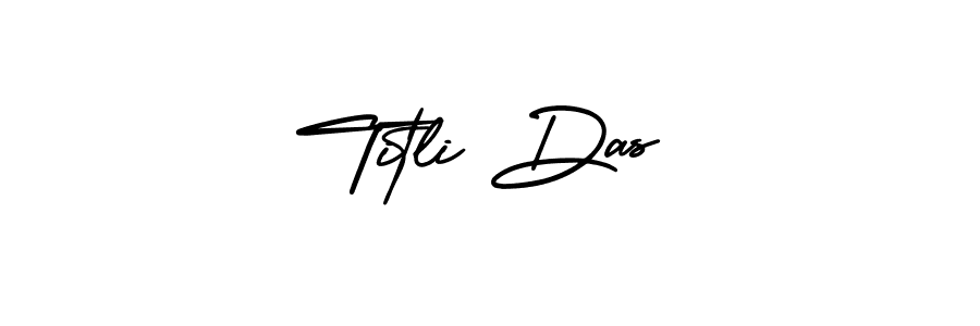 It looks lik you need a new signature style for name Titli Das. Design unique handwritten (AmerikaSignatureDemo-Regular) signature with our free signature maker in just a few clicks. Titli Das signature style 3 images and pictures png