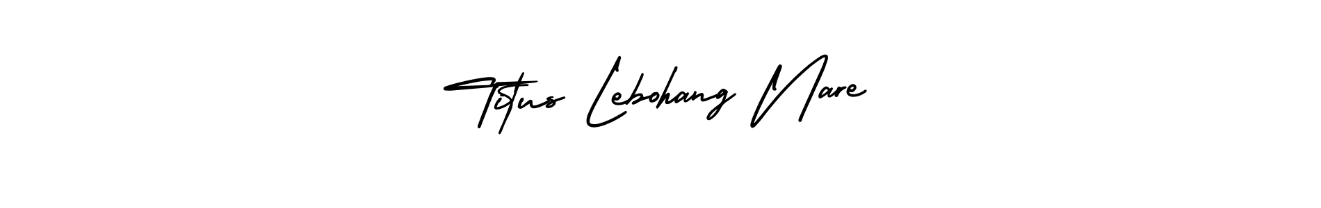 Also we have Titus Lebohang Nare name is the best signature style. Create professional handwritten signature collection using AmerikaSignatureDemo-Regular autograph style. Titus Lebohang Nare signature style 3 images and pictures png