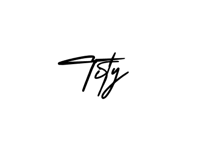 This is the best signature style for the Tity name. Also you like these signature font (AmerikaSignatureDemo-Regular). Mix name signature. Tity signature style 3 images and pictures png