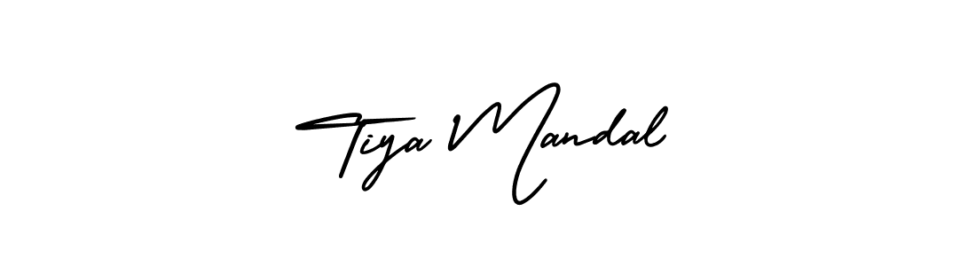 Check out images of Autograph of Tiya Mandal name. Actor Tiya Mandal Signature Style. AmerikaSignatureDemo-Regular is a professional sign style online. Tiya Mandal signature style 3 images and pictures png