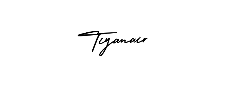 AmerikaSignatureDemo-Regular is a professional signature style that is perfect for those who want to add a touch of class to their signature. It is also a great choice for those who want to make their signature more unique. Get Tiyanair name to fancy signature for free. Tiyanair signature style 3 images and pictures png