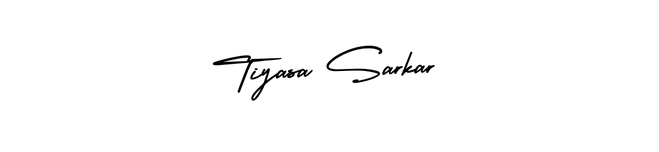 How to make Tiyasa Sarkar name signature. Use AmerikaSignatureDemo-Regular style for creating short signs online. This is the latest handwritten sign. Tiyasa Sarkar signature style 3 images and pictures png