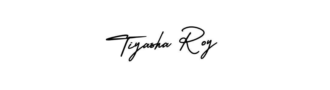 if you are searching for the best signature style for your name Tiyasha Roy. so please give up your signature search. here we have designed multiple signature styles  using AmerikaSignatureDemo-Regular. Tiyasha Roy signature style 3 images and pictures png