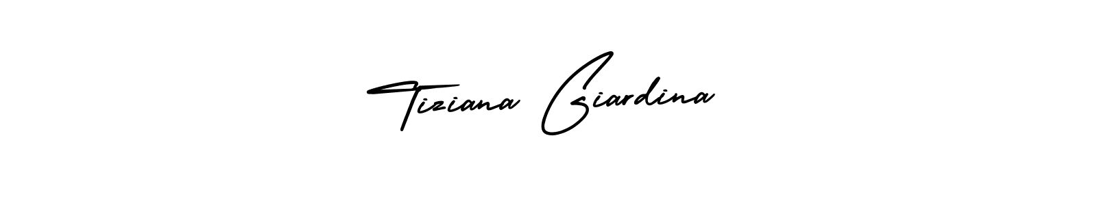 Create a beautiful signature design for name Tiziana Giardina. With this signature (AmerikaSignatureDemo-Regular) fonts, you can make a handwritten signature for free. Tiziana Giardina signature style 3 images and pictures png