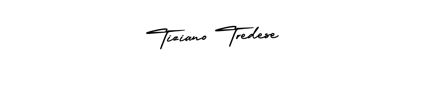 This is the best signature style for the Tiziano Tredese name. Also you like these signature font (AmerikaSignatureDemo-Regular). Mix name signature. Tiziano Tredese signature style 3 images and pictures png