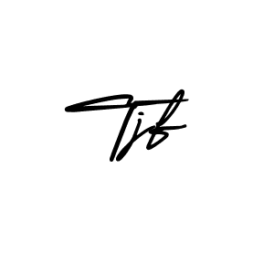 Make a beautiful signature design for name Tjf. Use this online signature maker to create a handwritten signature for free. Tjf signature style 3 images and pictures png