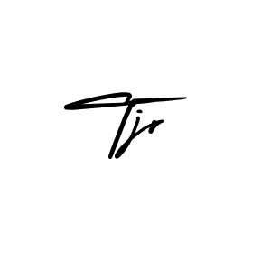 Also You can easily find your signature by using the search form. We will create Tjr name handwritten signature images for you free of cost using AmerikaSignatureDemo-Regular sign style. Tjr signature style 3 images and pictures png