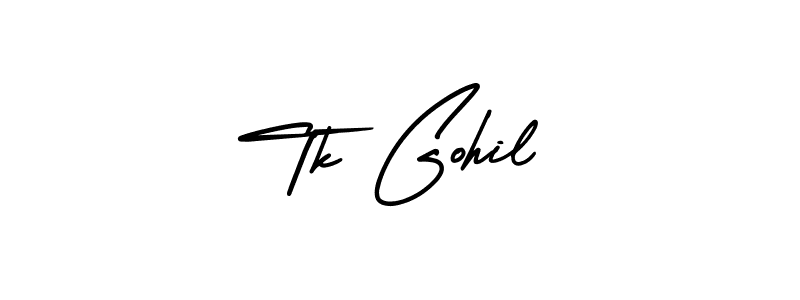 if you are searching for the best signature style for your name Tk Gohil. so please give up your signature search. here we have designed multiple signature styles  using AmerikaSignatureDemo-Regular. Tk Gohil signature style 3 images and pictures png
