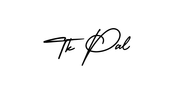 Make a beautiful signature design for name Tk Pal. With this signature (AmerikaSignatureDemo-Regular) style, you can create a handwritten signature for free. Tk Pal signature style 3 images and pictures png