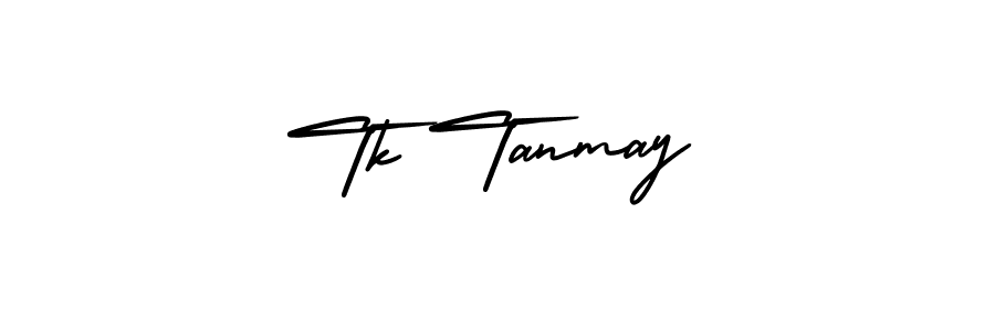 This is the best signature style for the Tk Tanmay name. Also you like these signature font (AmerikaSignatureDemo-Regular). Mix name signature. Tk Tanmay signature style 3 images and pictures png