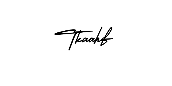 Make a beautiful signature design for name Tkaahf. With this signature (AmerikaSignatureDemo-Regular) style, you can create a handwritten signature for free. Tkaahf signature style 3 images and pictures png