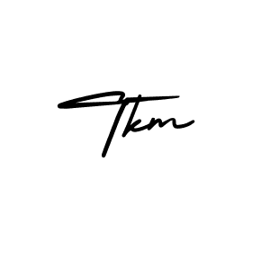 Make a beautiful signature design for name Tkm. Use this online signature maker to create a handwritten signature for free. Tkm signature style 3 images and pictures png