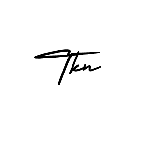 Make a beautiful signature design for name Tkn. With this signature (AmerikaSignatureDemo-Regular) style, you can create a handwritten signature for free. Tkn signature style 3 images and pictures png