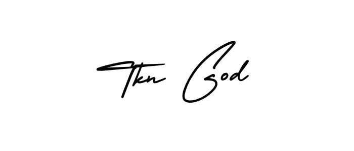 AmerikaSignatureDemo-Regular is a professional signature style that is perfect for those who want to add a touch of class to their signature. It is also a great choice for those who want to make their signature more unique. Get Tkn God name to fancy signature for free. Tkn God signature style 3 images and pictures png