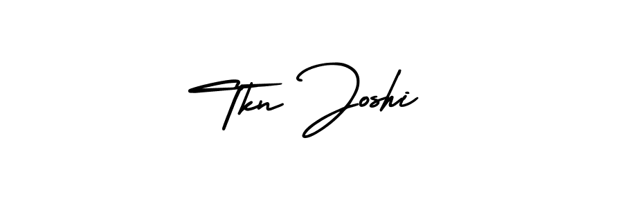 AmerikaSignatureDemo-Regular is a professional signature style that is perfect for those who want to add a touch of class to their signature. It is also a great choice for those who want to make their signature more unique. Get Tkn Joshi name to fancy signature for free. Tkn Joshi signature style 3 images and pictures png