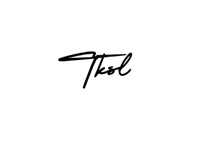 How to Draw Tksl signature style? AmerikaSignatureDemo-Regular is a latest design signature styles for name Tksl. Tksl signature style 3 images and pictures png