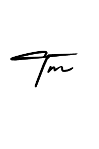 How to make Tm name signature. Use AmerikaSignatureDemo-Regular style for creating short signs online. This is the latest handwritten sign. Tm signature style 3 images and pictures png