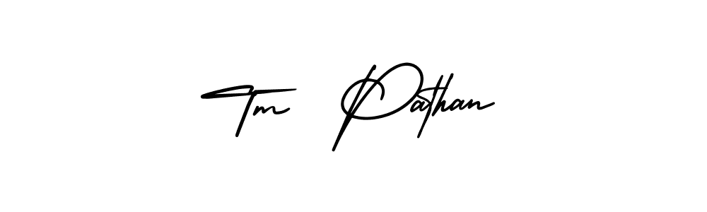 AmerikaSignatureDemo-Regular is a professional signature style that is perfect for those who want to add a touch of class to their signature. It is also a great choice for those who want to make their signature more unique. Get Tm  Pathan name to fancy signature for free. Tm  Pathan signature style 3 images and pictures png
