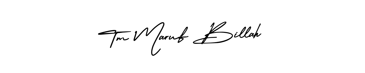 Once you've used our free online signature maker to create your best signature AmerikaSignatureDemo-Regular style, it's time to enjoy all of the benefits that Tm Maruf Billah name signing documents. Tm Maruf Billah signature style 3 images and pictures png