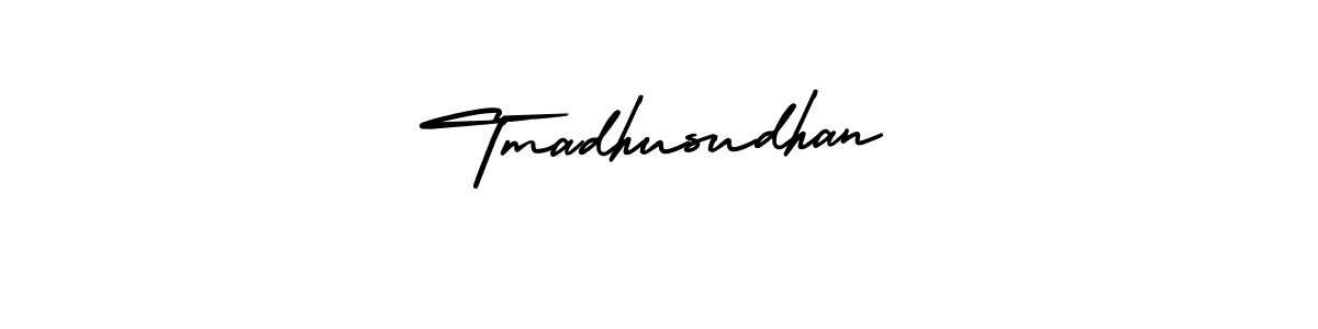 Also we have Tmadhusudhan name is the best signature style. Create professional handwritten signature collection using AmerikaSignatureDemo-Regular autograph style. Tmadhusudhan signature style 3 images and pictures png