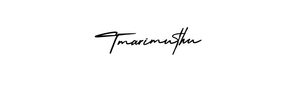 Design your own signature with our free online signature maker. With this signature software, you can create a handwritten (AmerikaSignatureDemo-Regular) signature for name Tmarimuthu. Tmarimuthu signature style 3 images and pictures png