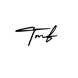 The best way (AmerikaSignatureDemo-Regular) to make a short signature is to pick only two or three words in your name. The name Tmf include a total of six letters. For converting this name. Tmf signature style 3 images and pictures png