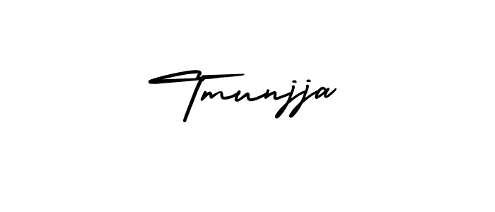 AmerikaSignatureDemo-Regular is a professional signature style that is perfect for those who want to add a touch of class to their signature. It is also a great choice for those who want to make their signature more unique. Get Tmunjja name to fancy signature for free. Tmunjja signature style 3 images and pictures png