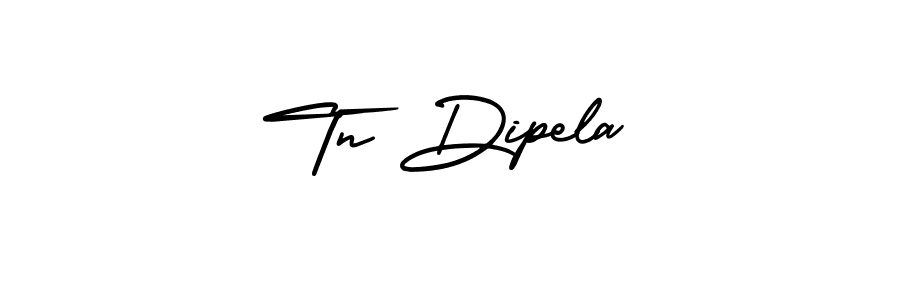 Design your own signature with our free online signature maker. With this signature software, you can create a handwritten (AmerikaSignatureDemo-Regular) signature for name Tn Dipela. Tn Dipela signature style 3 images and pictures png