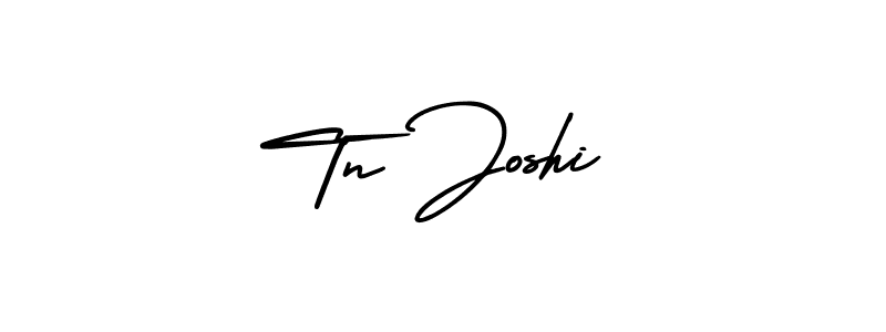 Use a signature maker to create a handwritten signature online. With this signature software, you can design (AmerikaSignatureDemo-Regular) your own signature for name Tn Joshi. Tn Joshi signature style 3 images and pictures png