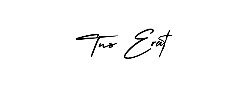 It looks lik you need a new signature style for name Tns Erat. Design unique handwritten (AmerikaSignatureDemo-Regular) signature with our free signature maker in just a few clicks. Tns Erat signature style 3 images and pictures png