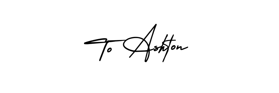 Make a beautiful signature design for name To Ashton. Use this online signature maker to create a handwritten signature for free. To Ashton signature style 3 images and pictures png