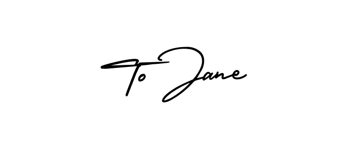 Create a beautiful signature design for name To Jane. With this signature (AmerikaSignatureDemo-Regular) fonts, you can make a handwritten signature for free. To Jane signature style 3 images and pictures png