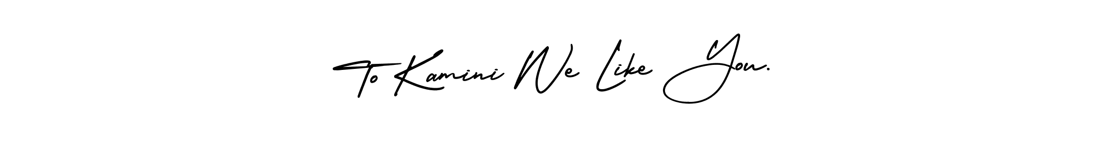 Best and Professional Signature Style for To Kamini We Like You.. AmerikaSignatureDemo-Regular Best Signature Style Collection. To Kamini We Like You. signature style 3 images and pictures png
